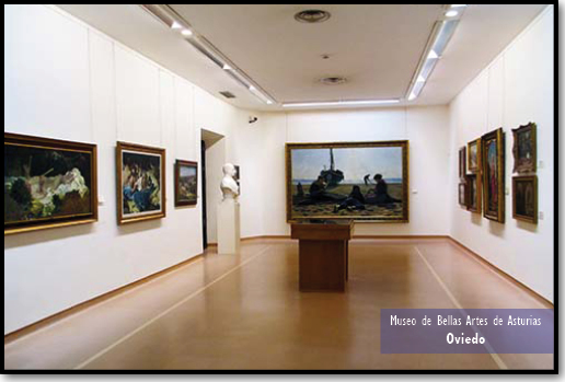 Sala del Museo de Bellas Artes de Asturias